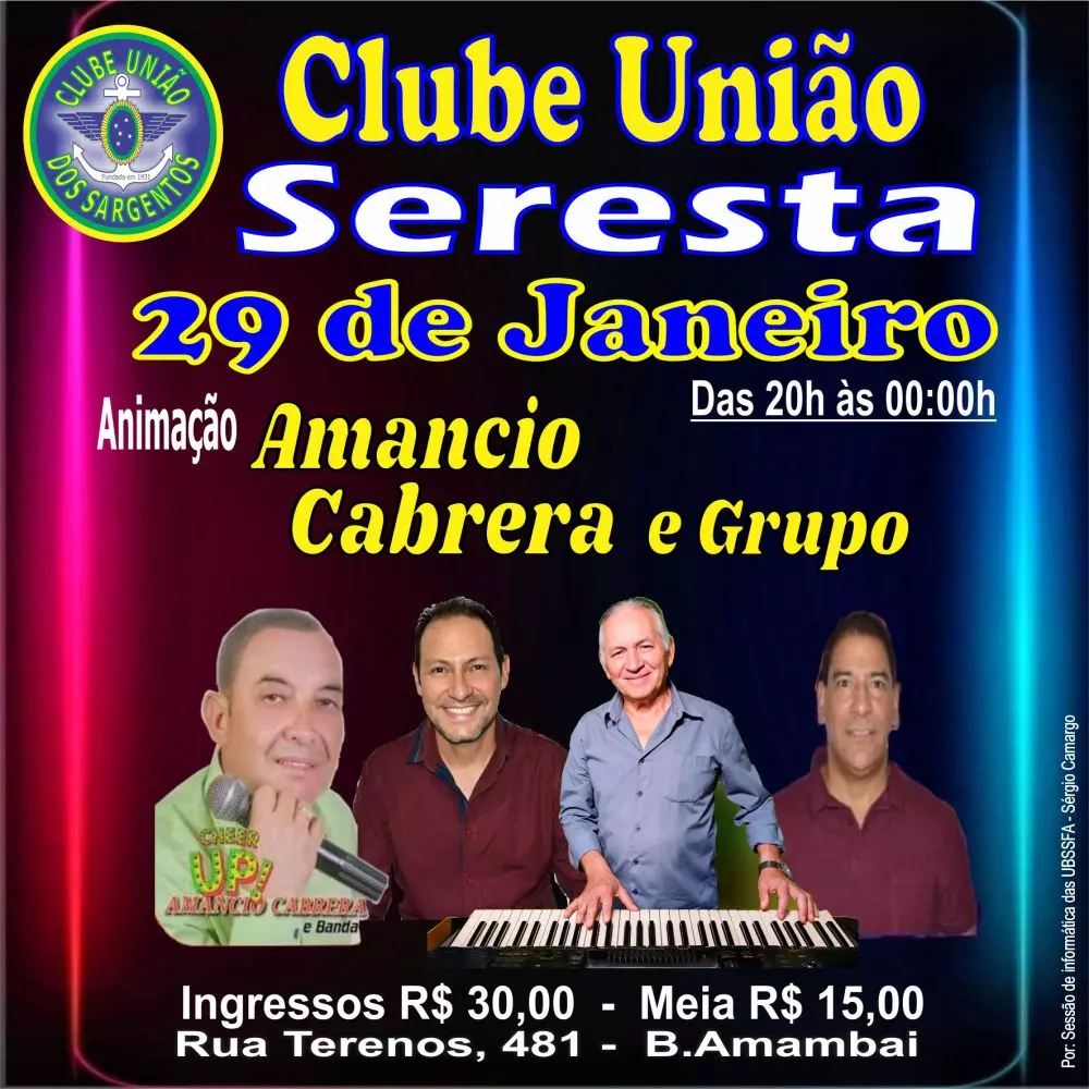 Seresta dia 29/01/2025